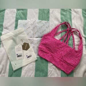 NWT SZ S MIAMI VICE BOSSY PRINT REVOLUTION SPORTS BRA